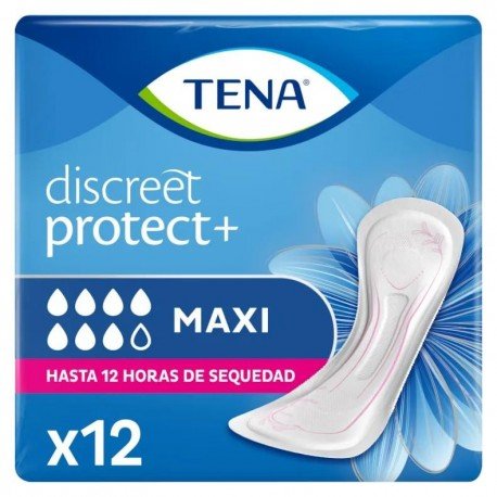TENA Discreet Protect+ Maxi Mujer 12 uds
