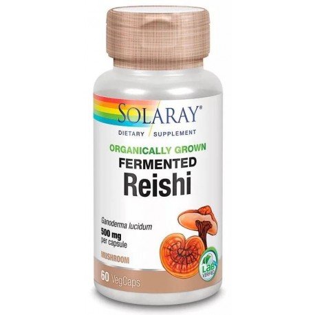 Solaray Reishi 500mg 60 Cápsulas Vegetales