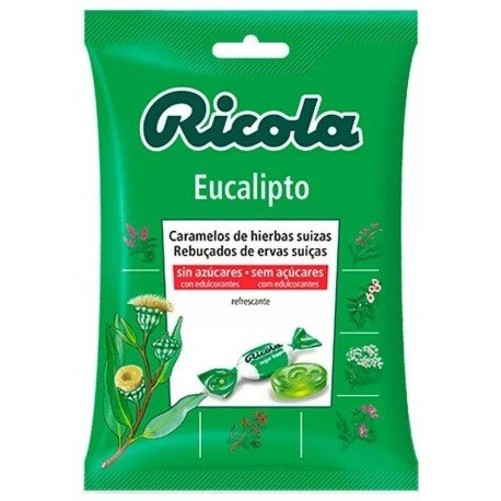 Ricola Bolsa Sin Azúcar 70 gr Eucalipto