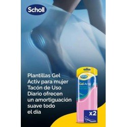 Scholl Plantillas Gel Activ Zapatos de Tacón Diario 1 Par (35-40,5)