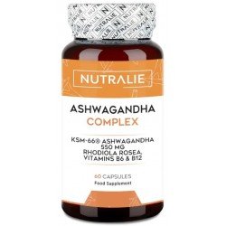 Comprar Nutralie Ashwagandha con Vitamina B6+B12 y Rodiola Ansiedad 60 Cápsulas