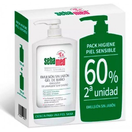 Sebamed Emulsión sin Jabón 2x750 ml