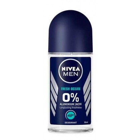 Nivea Men Desodorante sin Aluminio Fresh Ocean Roll-On 50 ml
