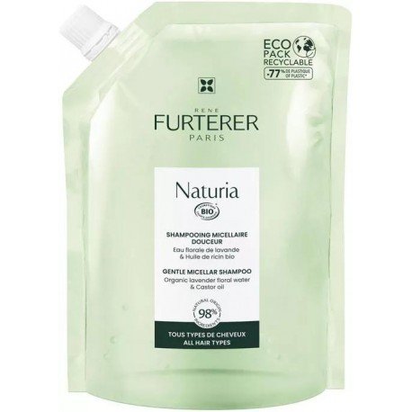 René Furterer Naturia Champú Micelar Suave Ecopackaging 400 ml
