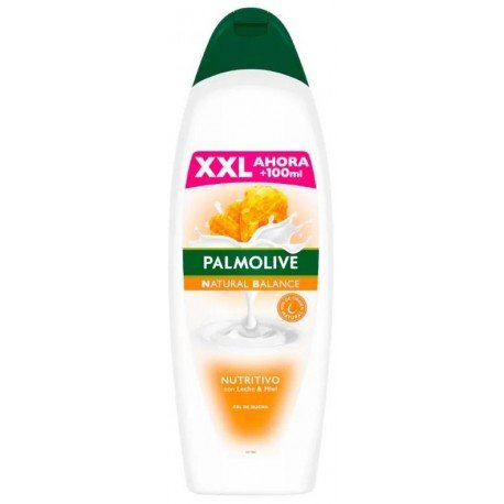 Palmolive Natural Balance Gel de Ducha o Baño Nutritivo Leche y Miel 1 L