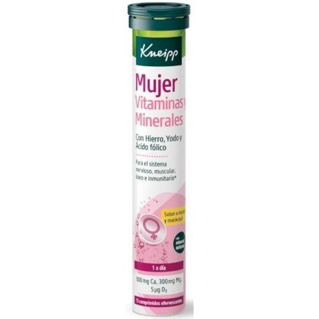 Kneipp Vitaminas Mujer 15 Comprimidos Efervescentes