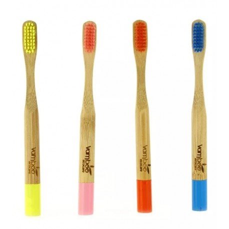 Vamboo Cepillo Dientes Infantil Suave Naranja
