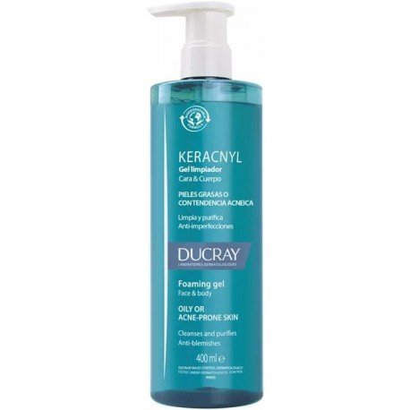 Ducray Keracnyl Gel Limpiador 400 ml