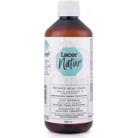 Lacer Colutorio Uso Diario Sin Alcohol Natur 500 ml
