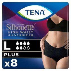 Comprar TENA Silhouette Braguita Cintura Alta Mujer Talla L 8 uds