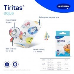 Tiritas Aqua Surtido 3 Tamaños 20 uds
