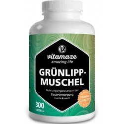 Comprar Vitamaze Mejillón de Labios Verdes 500 mg 300 Cápsulas