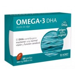 Comprar Eladiet Omega 3 DHA Aceite de Alga 60 perlas