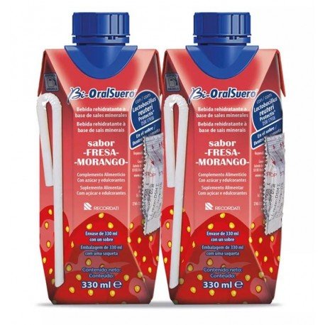 Bi-OralSuero Probiótico Sabor Fresa 2x330 ml
