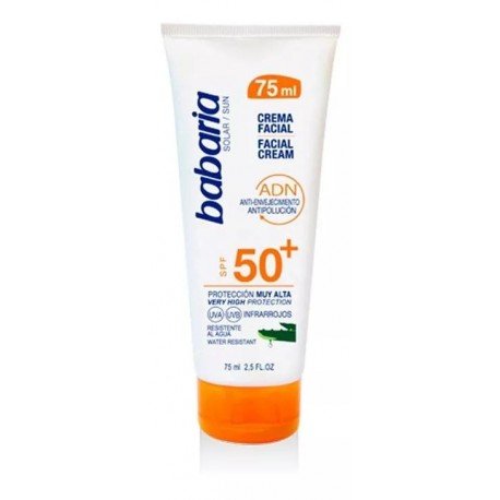 Babaria Crema Solar Facial Aloe Vera SPF50 75 ml