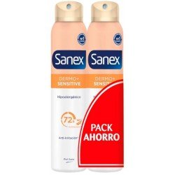 Comprar Sanex Dermo+ Sensitive Desodorante Antitranspirante 72H Spray 2x200 ml