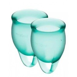 Comprar Satisfyer Feel Confident Copa Menstrual 2 uds Azul Oscuro