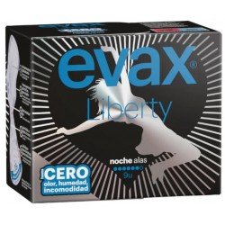 Comprar Evax Liberty Noche Compresas con Alas 9 uds
