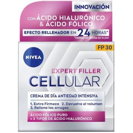 Nivea Hyaluron Cellular Filler Crema Facial Anti-Edad Día SFP30 50 ml