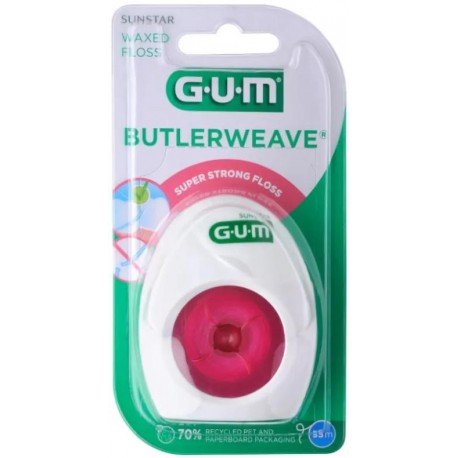 Gum Buttler Weave Seda Dental Con Cera 55 m