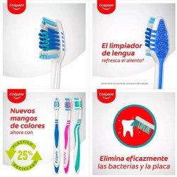 Colgate Cepillo de Dientes ZigZag Medio 2+1 Gratis