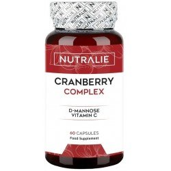 Comprar Nutralie Arándano Rojo Americano con Vitamina C y D-Manosa Cistitis 60 Cápsulas