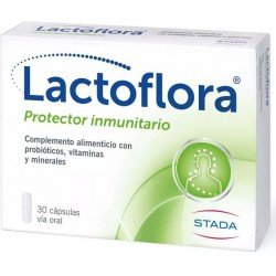 Comprar Lactoflora Probiótico Inmunitario Vitaminas y Minerales 30 Cápsulas