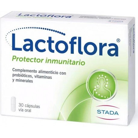 Lactoflora Probiótico Inmunitario Vitaminas y Minerales 30 Cápsulas