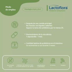 Lactoflora Probiótico Inmunitario Vitaminas y Minerales 30 Cápsulas