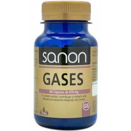 Sanon Gases 60 Cápsulas 470 mg
