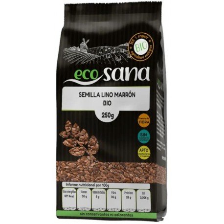 Ecosana Semilla Lino Marrón Bio 250 gr
