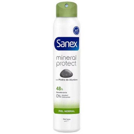 Sanex Mineral Protect Desodorante Piedra de Alumbre Piel Normal Spray 200 ml