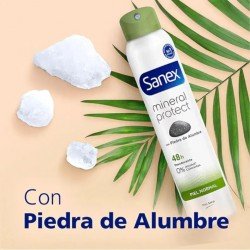 Sanex Mineral Protect Desodorante Piedra de Alumbre Piel Normal Spray 200 ml