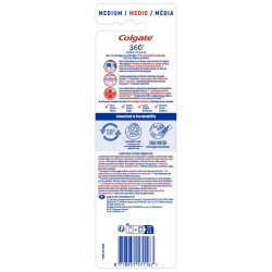 Colgate Cepillo de Dientes Manual 360 Deep Clean 3 uds