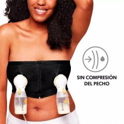 Medela Top Extracción Hands Free Negro M