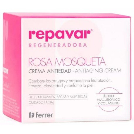 Repavar Crema Regeneradora Antiedad Rosa de Mosqueta 50 ml