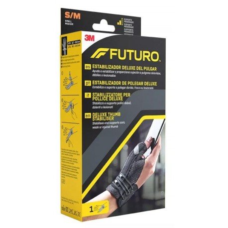 Futuro Estabilizador Deluxe Pulgar Negro Talla S/M