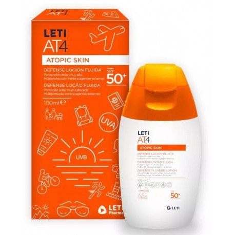 Leti AT4 Defense Loción Fluida SPF50+ 100 ml