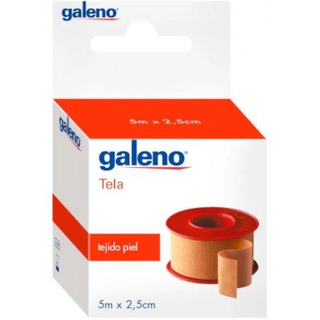 Galeno Esparadrapo Tela Piel 5m x 2,5 cm
