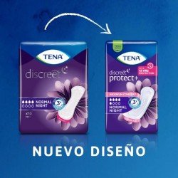TENA Discreet Protect+ Normal Night Mujer Incontinencia 10 uds