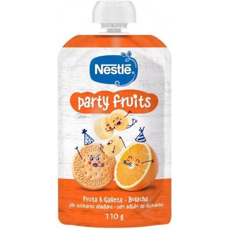 Nestlé Party Fruits Puré Bolsita 110 gr