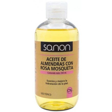 Sanon Aceite de Almendras con Rosa Mosqueta 250 ml