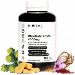 Comprar Hivital Rhodiola Rosea 4000 mg 180 Cápsulas
