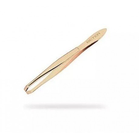 Beter Pinzas de Depilar Punta Cangrejo Dorada