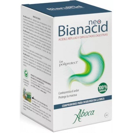 Aboca Neobianacid Acidez y Reflujo 45 Comprimidos