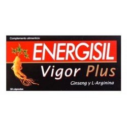 Comprar Energisil Vigor Plus Ginseng y L-Arginina 30 Cápsulas