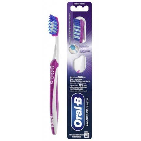 Oral-B Cepillo Dientes 3D White Clinical 38 Medio 1 ud