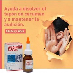 Audimer Tapones Limpiador Oídos Gotas 12 ml