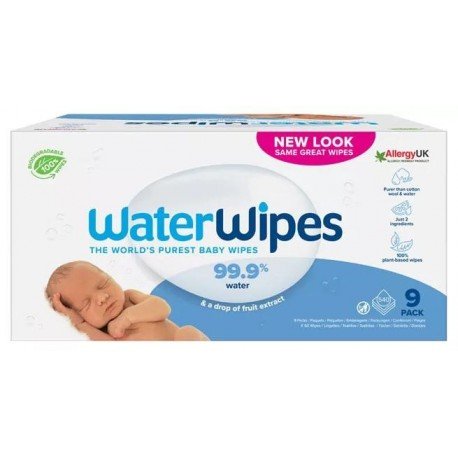 Waterwipes Toallitas Bebé 9x60 Uds