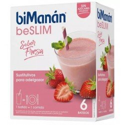 Comprar Bimanán Be Slim Batido Fresa 6 Sobres